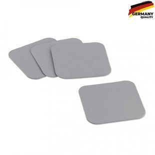 Подставки под чашку KELA Kimara, 10х10 см, 4 шт, светло-серые (12091) kela-kimara-10x10-grey фото