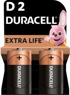 Батарейки щелочные Duracell D (LR20) MN1300 2 шт (5000394052512) duracell-lr20-mn1300-2 фото