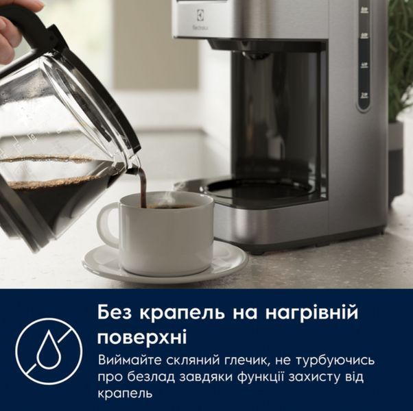 Кавоварка крапельна ELECTROLUX E5CM1-6ST electrolux-e5cm1-6st фото