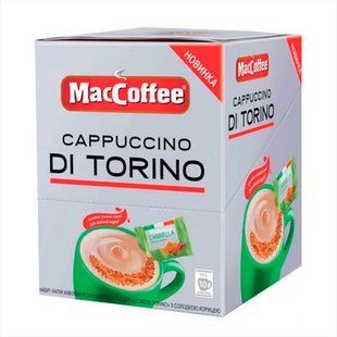 Кавовий напій Maccoffee Capuccino di Torino з корицею 20 сашетів х 25г maccoffee-di-torino-cyna фото