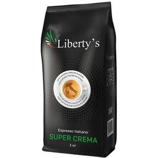 Зернова кава LIBERTY&rsquo;S Super Crema 1 кг liberty's-super-crema-1kg фото