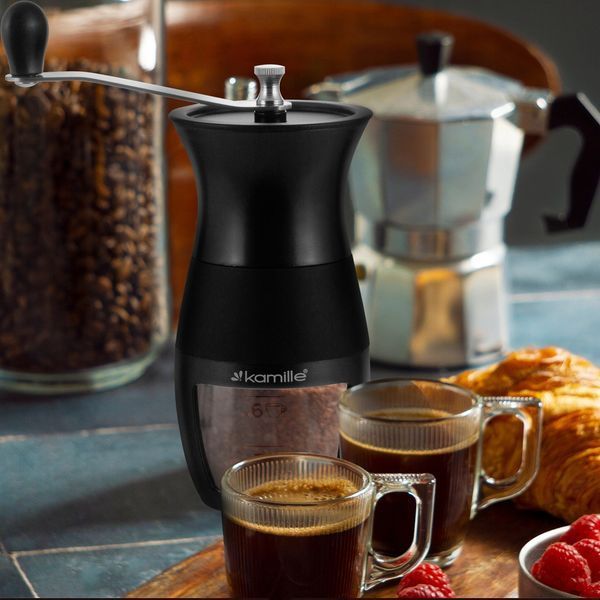 Кавомолка ручна (механіча) Kamille 7065 grinder-kamille-7065 фото