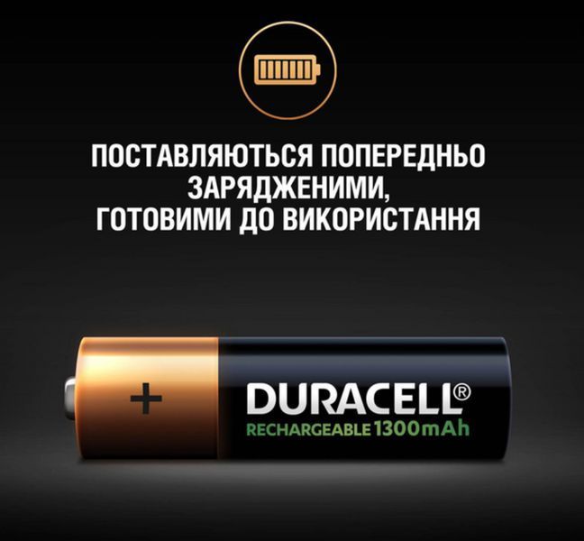 Акумулятори Duracell Recharge Turbo AA 2500 мА&middot;г, 4 шт. (5000394057203) duracell-recharge-aa-2500 фото