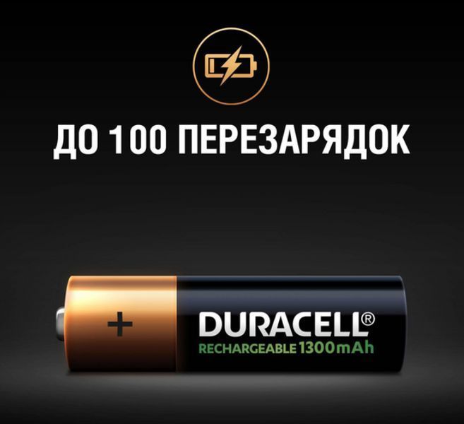 Акумулятори Duracell Recharge Turbo AA 2500 мА&middot;г, 4 шт. (5000394057203) duracell-recharge-aa-2500 фото