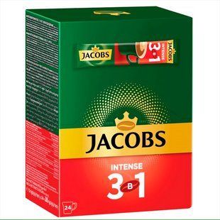 Кофейный напиток Jacobs 3 in 1 Intense 24 x 12 г jacobs-3in1-intense фото